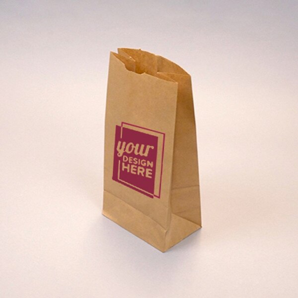 Custom-Printed Natural Kraft 8-lb G